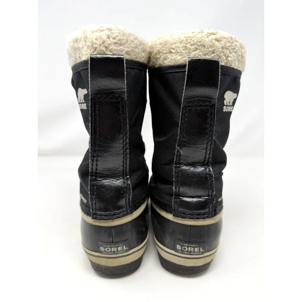Sorel Kids Yoot Pac Nylon Waterproof Winter Boots Black Size 4 NY1962-010